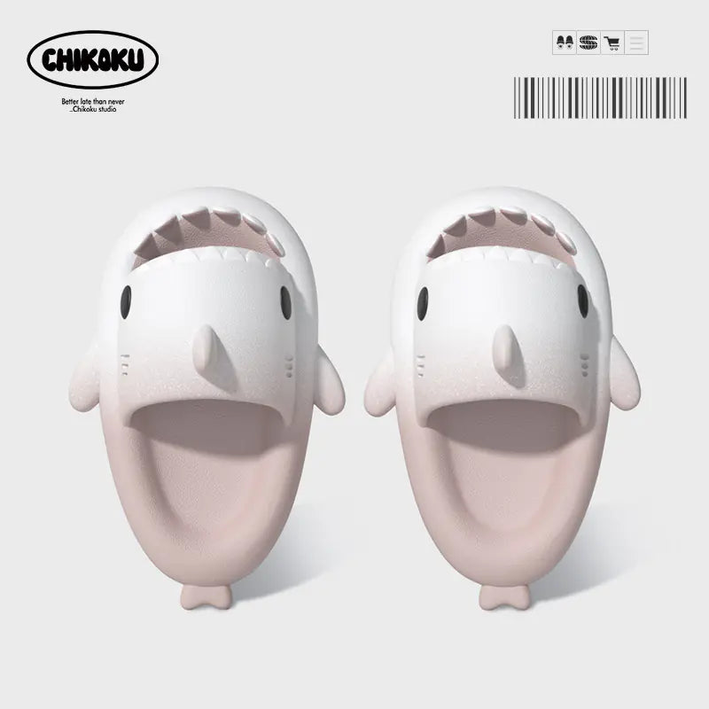 "Summer Unisex Shark Slippers - Stylish EVA Footwear"
