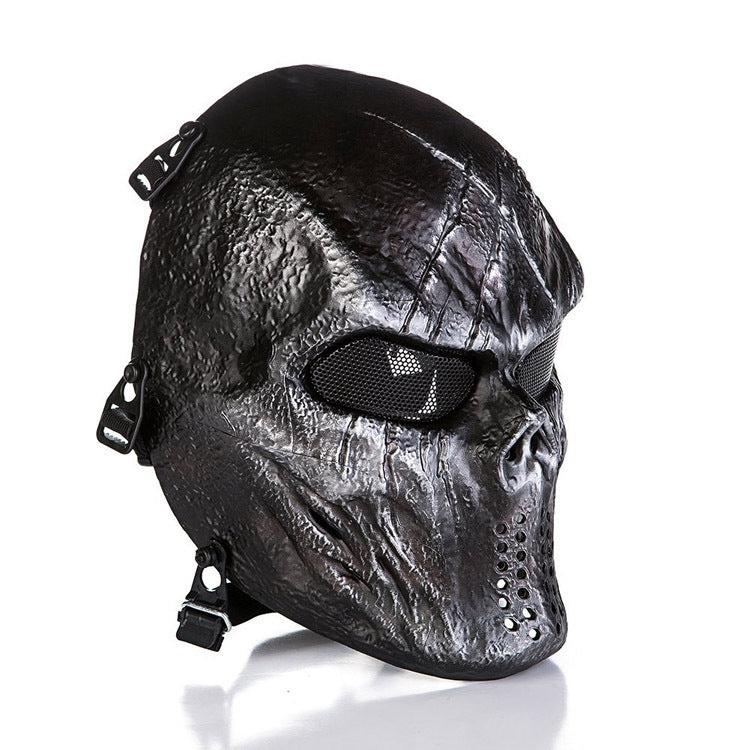 Outdoor Tactical Gear with Skull Protection Mask