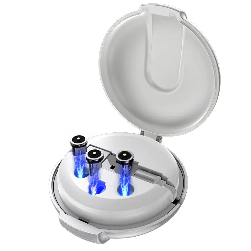 3-in-1 Magnetic Retractable Charging Cable for Apple and Android
