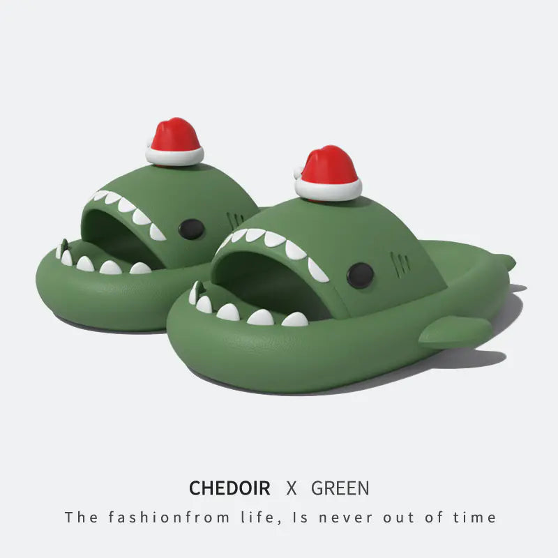 "Summer Unisex Shark Slippers - Stylish EVA Footwear"