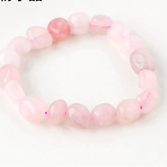 Natural Amethyst Rolling Stone Bracelet with Large Grains