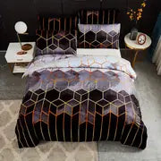 Stylish Retro Microfiber Bedding Set for Bedroom Upgrade