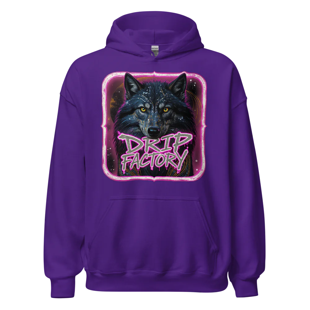 "DRIP FACTORY" 10 COLORS Heavy Hoodie | Gildan 18500