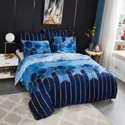 Stylish Retro Microfiber Bedding Set for Bedroom Upgrade