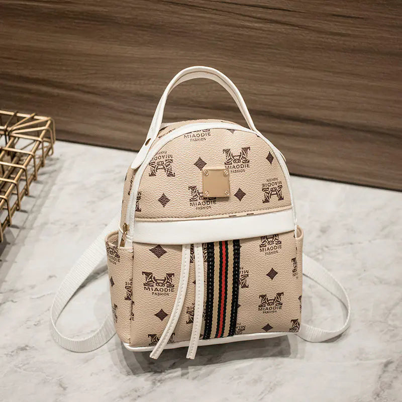 Fashionable Women's Digital Print Mini Backpack