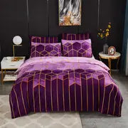 Stylish Retro Microfiber Bedding Set for Bedroom Upgrade