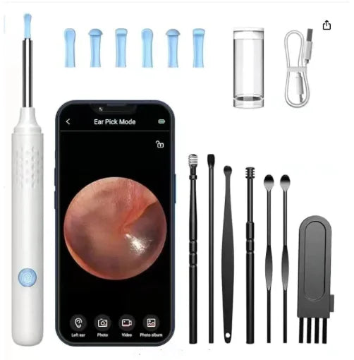 EarCam Clean - Visual Ear Cleaning Tool Set