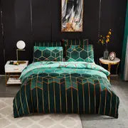 Stylish Retro Microfiber Bedding Set for Bedroom Upgrade