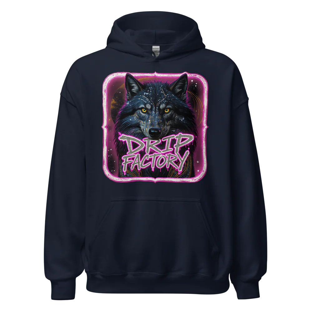 "DRIP FACTORY" 10 COLORS Heavy Hoodie | Gildan 18500