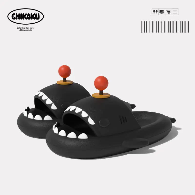 "Summer Unisex Shark Slippers - Stylish EVA Footwear"