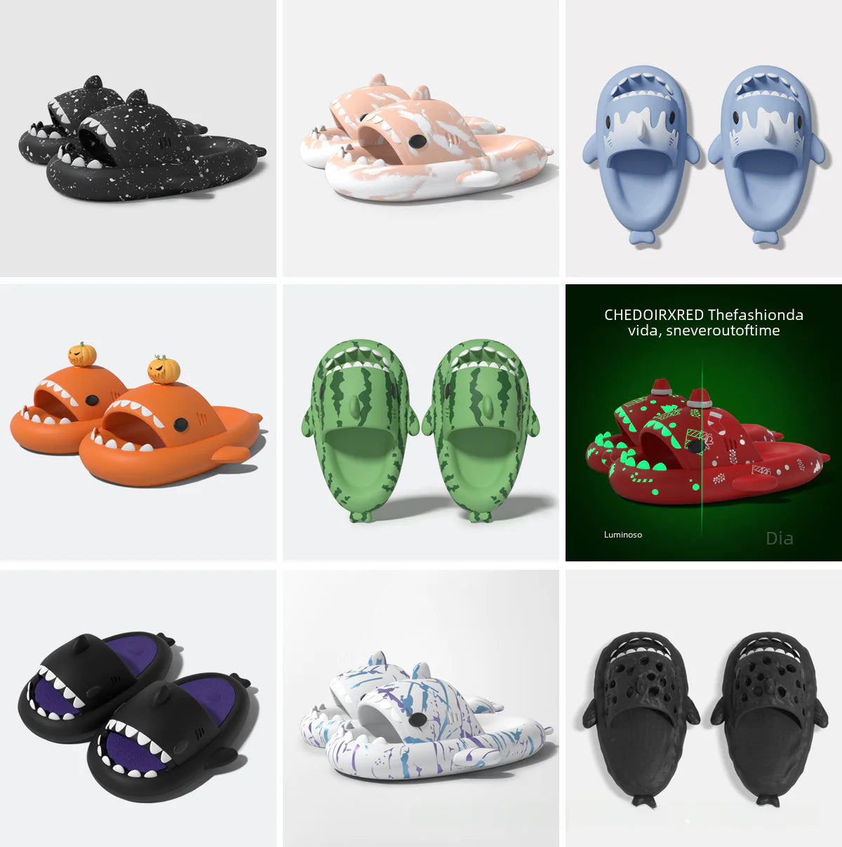 "Summer Unisex Shark Slippers - Stylish EVA Footwear"