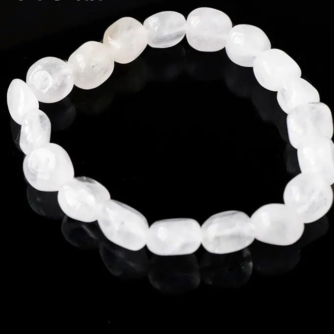 Natural Amethyst Rolling Stone Bracelet with Large Grains