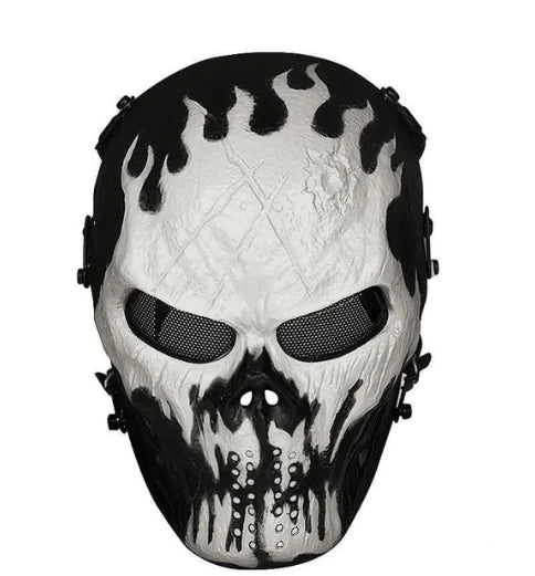 Outdoor Tactical Gear with Skull Protection Mask