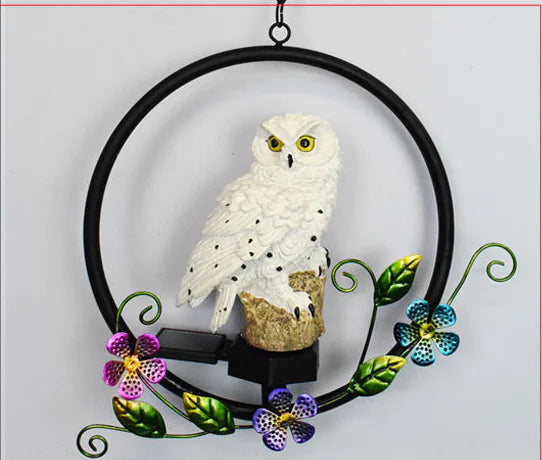 Solar Owl LED Hanging Light