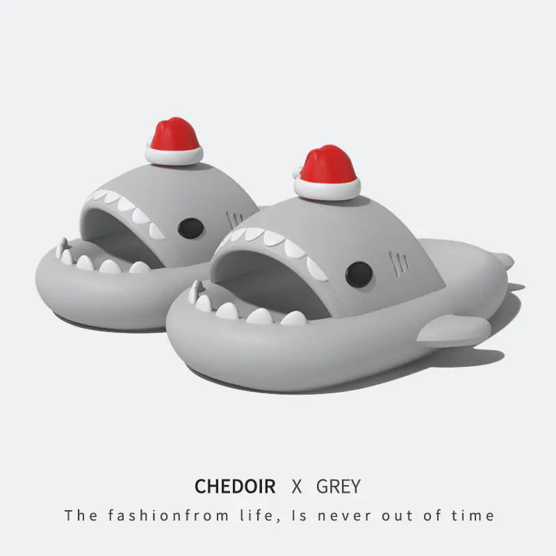 "Summer Unisex Shark Slippers - Stylish EVA Footwear"