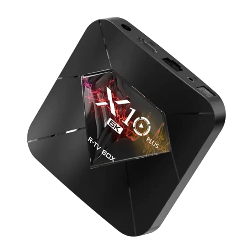 X10 Plus Android 9.0 Smart TV Box with Network Access