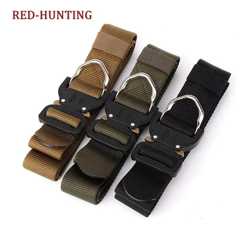 Tactical Nylon Belt for Hunting and Outdoor Training