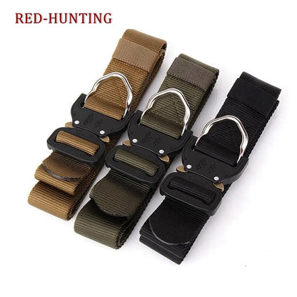 Tactical Nylon Belt for Hunting and Outdoor Training