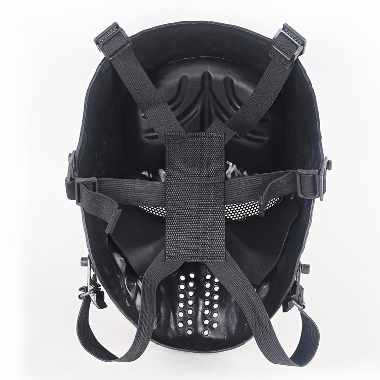 Outdoor Tactical Gear with Skull Protection Mask