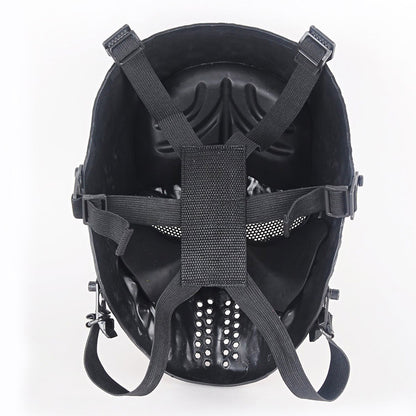 Outdoor Tactical Gear with Skull Protection Mask