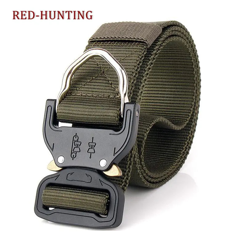 Tactical Nylon Belt for Hunting and Outdoor Training