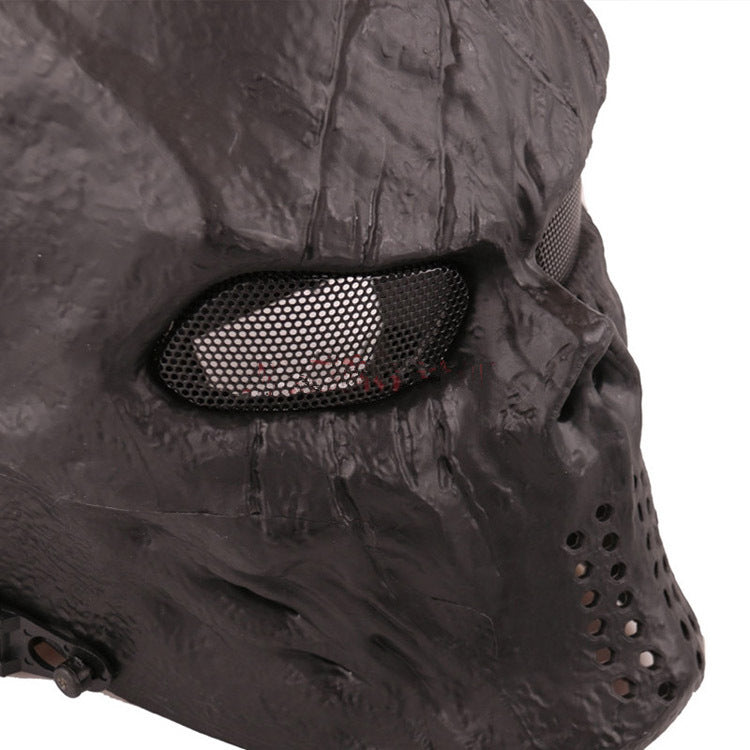 Outdoor Tactical Gear with Skull Protection Mask