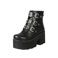 Chic and Edgy Plus Size Studded Boots