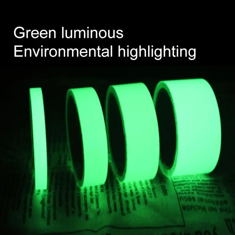 Dark Green Glow Safety Tape