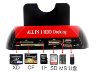 2.5/3.5 HDD Docking Station with Card Reader