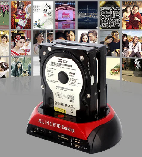 2.5/3.5 HDD Docking Station with Card Reader