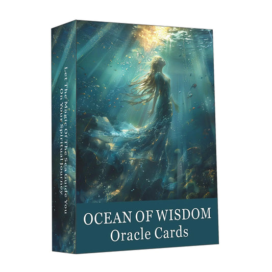 Ocean Of Wisdom Oracle Cards Under the Sea Oracle Cards with Mystical Creatures Underwater and Nautical themed Oracle Deck Oracle Cards for Beginners Oracle Cards With Meanings on Them