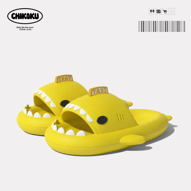 "Summer Unisex Shark Slippers - Stylish EVA Footwear"