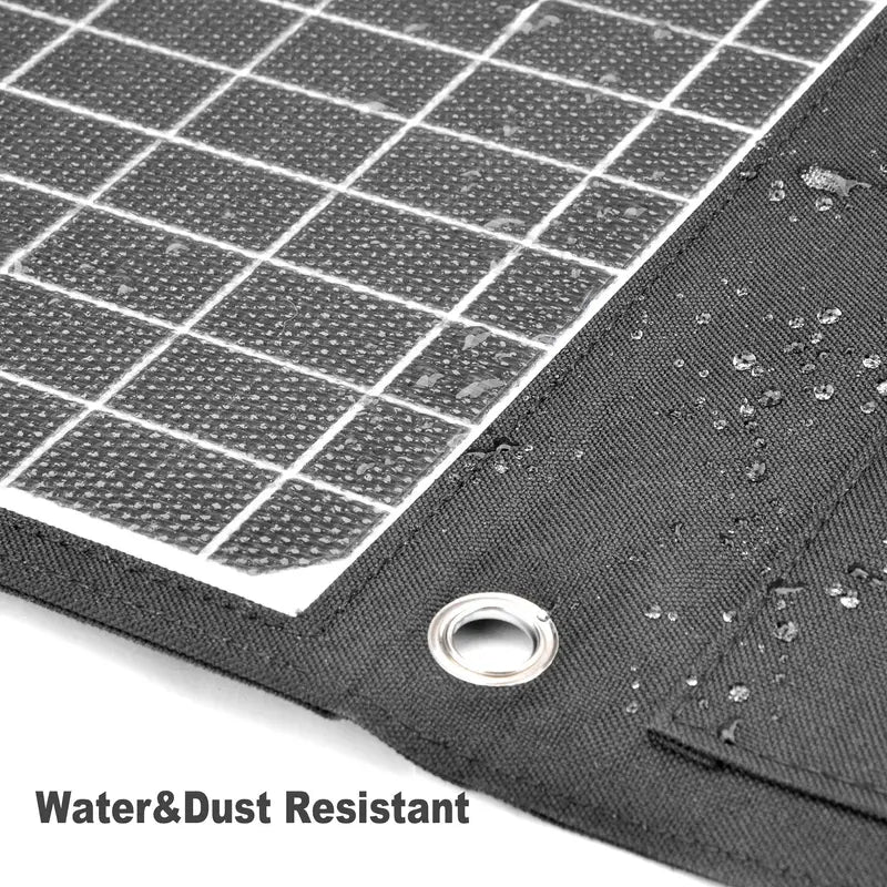 30W Portable Solar Charger for Hiking and Camping