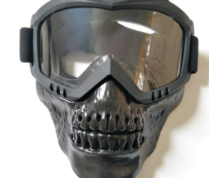 Demon Skull Mask for Motorcycle Outdoor Sports