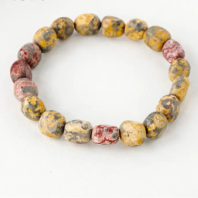 Natural Amethyst Rolling Stone Bracelet with Large Grains