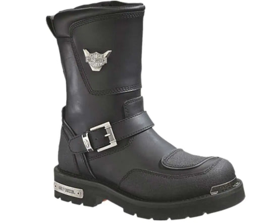 Harley-Davidson Mens Shift Leather Motorcycle Casual Boot Black 11 M US