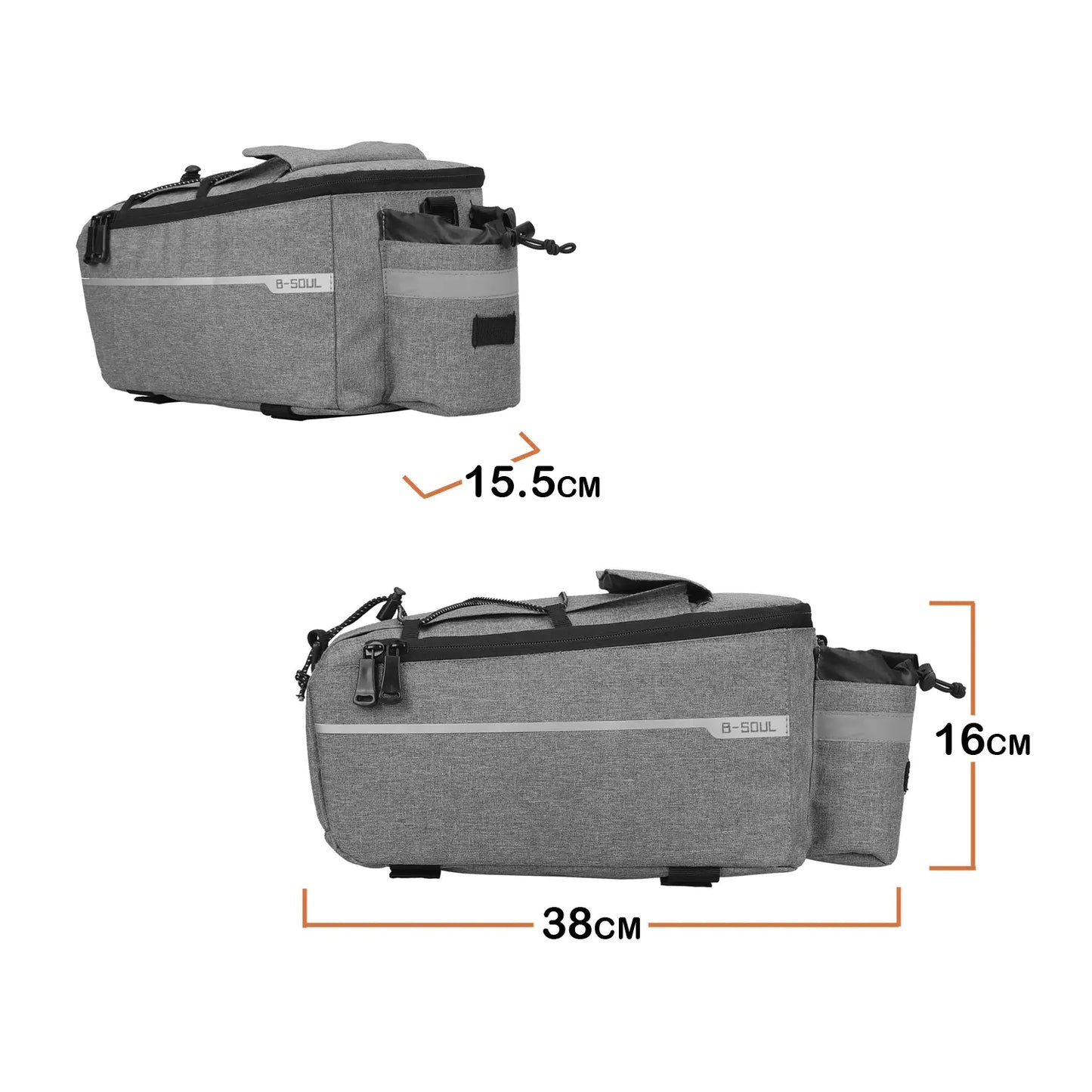 CycleStow Luxe Rear Bag for Bikes