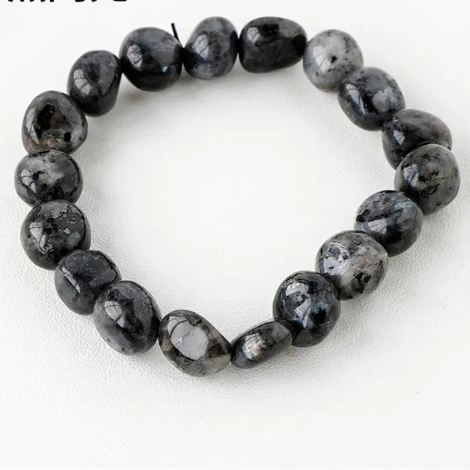 Natural Amethyst Rolling Stone Bracelet with Large Grains