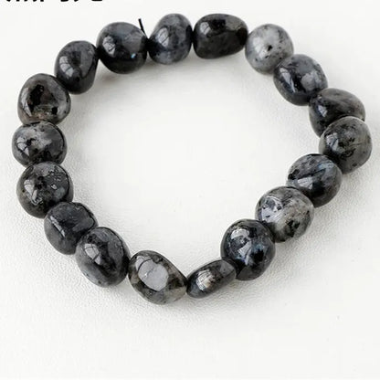 Natural Amethyst Rolling Stone Bracelet with Large Grains