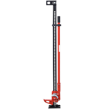 7000 Lb Capacity Ratchet Style Off-road Utility Jack, Heavy Duty Farm Jack For Tractors, Trucks, SUVs, Bumper Lifts, Red