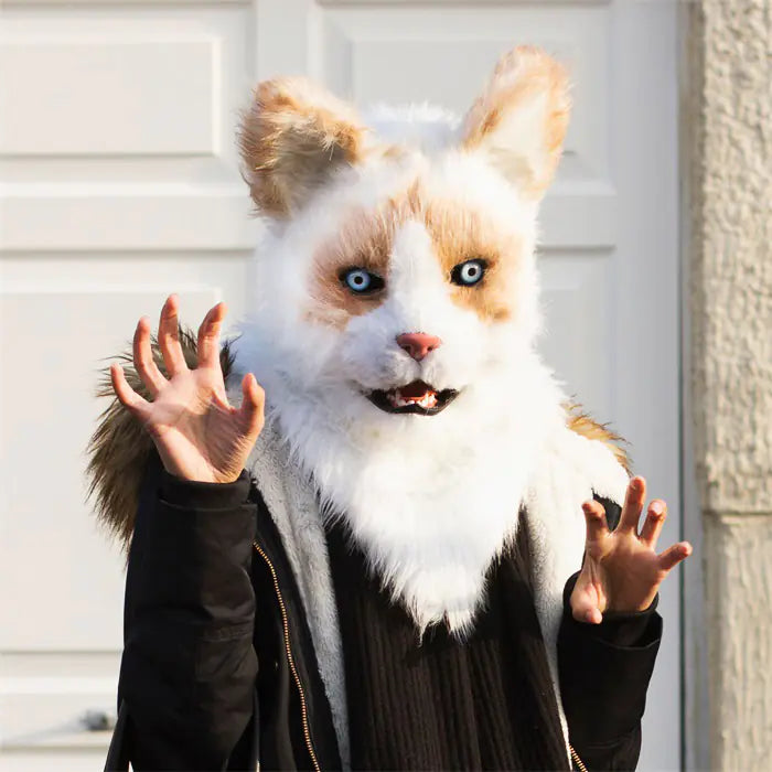 Animal Cat Mask for Costume Show, Realistic Design