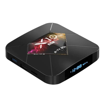 X10 Plus Android 9.0 Smart TV Box with Network Access