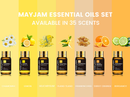 MAYJAM Essential Oil Set 35PCS Premium Essential Oils Kit