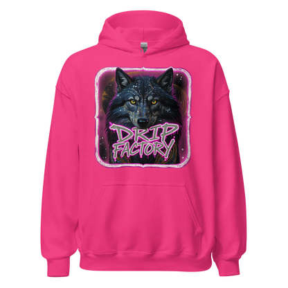 "DRIP FACTORY" 10 COLORS Heavy Hoodie | Gildan 18500