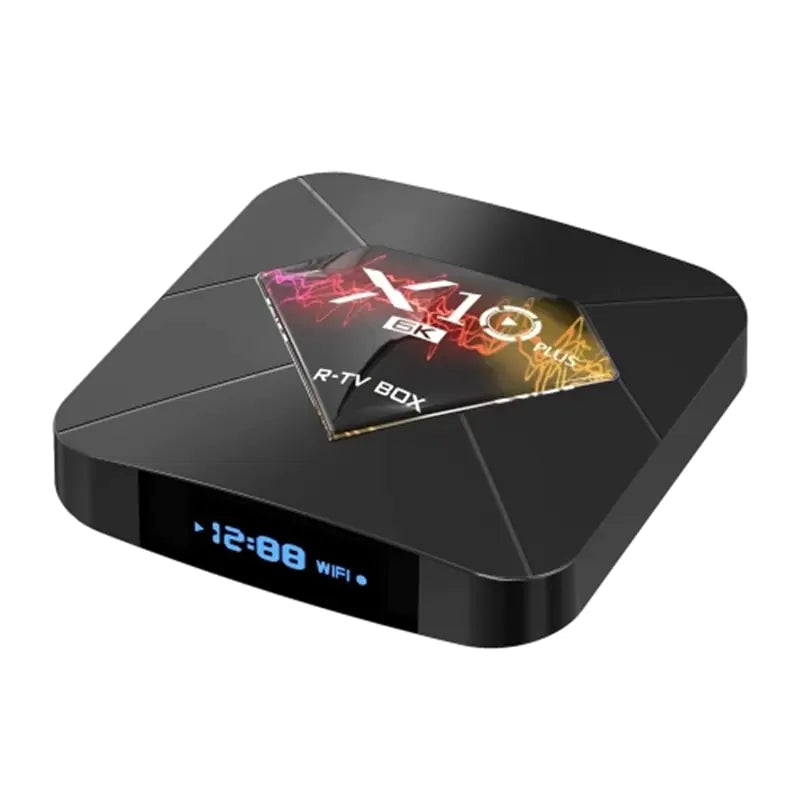 X10 Plus Android 9.0 Smart TV Box with Network Access