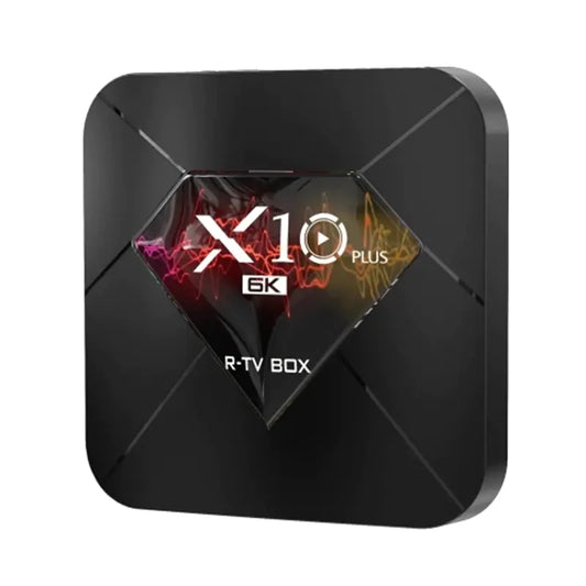 X10 Plus Android 9.0 Smart TV Box with Network Access