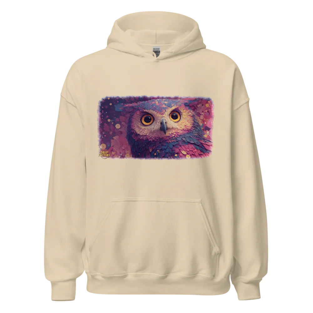 DRIP FACTORY OWL HAVEN COZY HOODIE