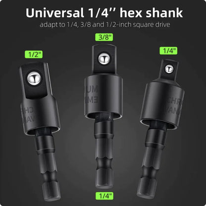 Impact Socket Adapter Set for Electric Drills