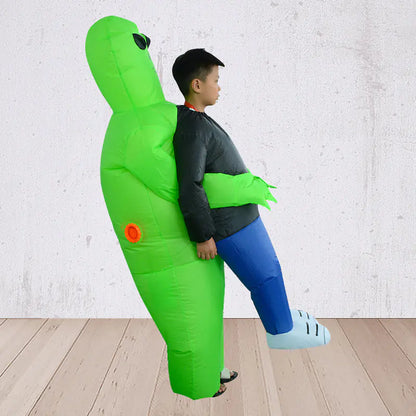 Halloween Costume Props: Inflatable Alien & Green Ghost