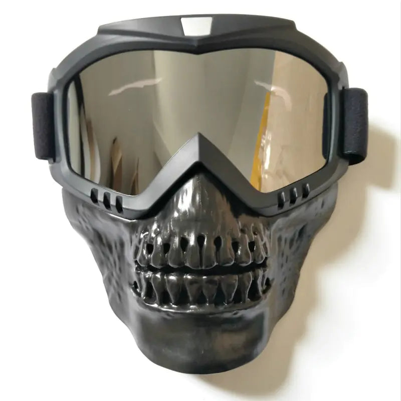 Demon Skull Mask for Motorcycle Outdoor Sports